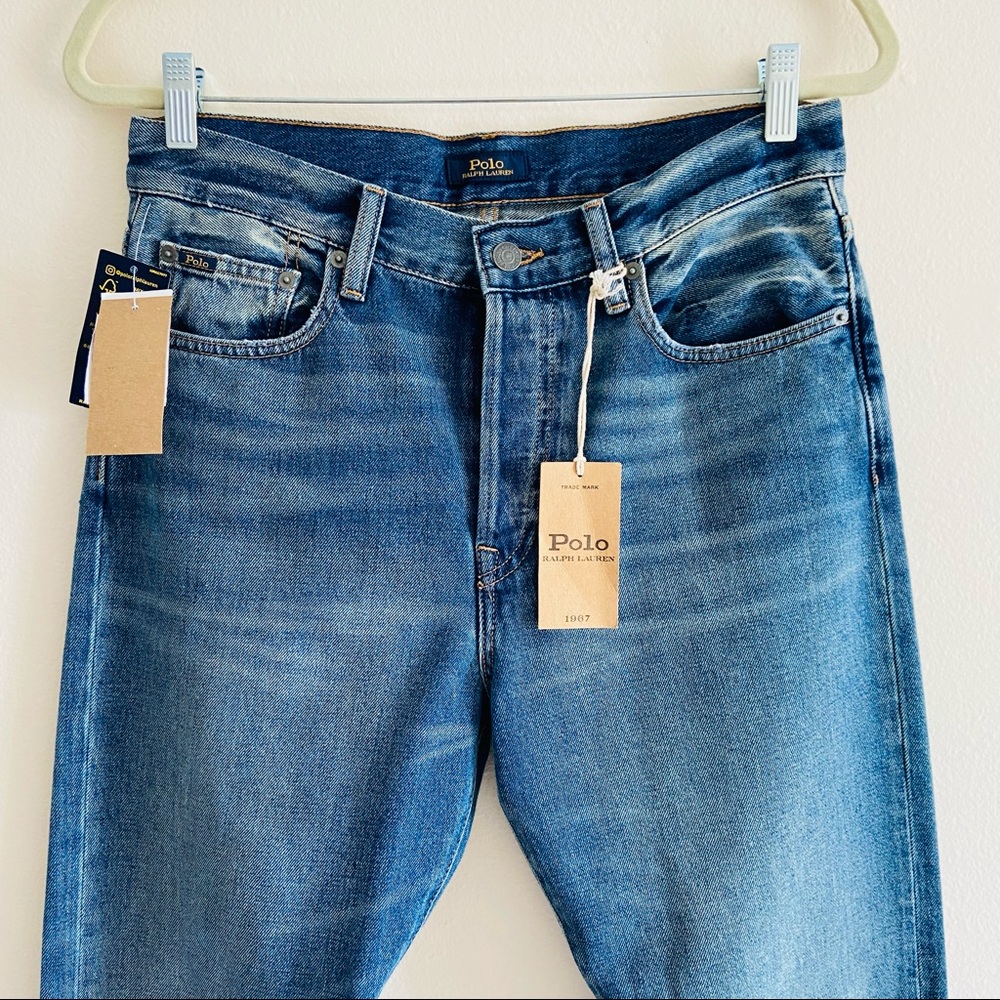New Polo Ralph Lauren The Callen High Rise Slim Jeans southwestern beading boho - Picture 8 of 11